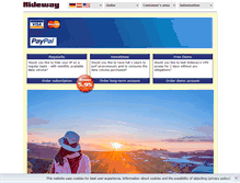 Tablet Screenshot of hideway.eu